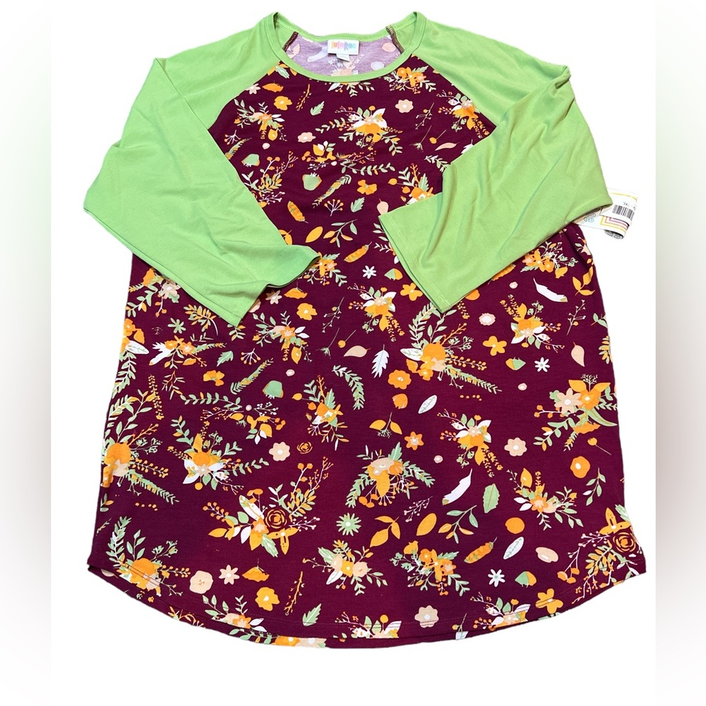 NWT Lularoe Randy Baseball Style Top 2XL